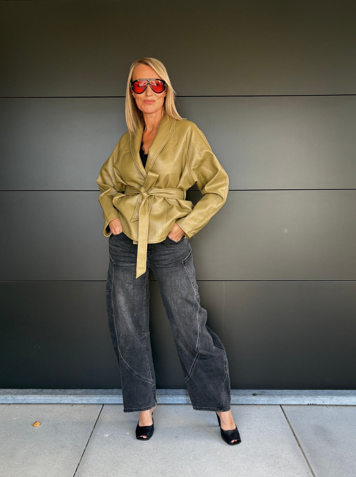 Nina vest | Olijfgroen