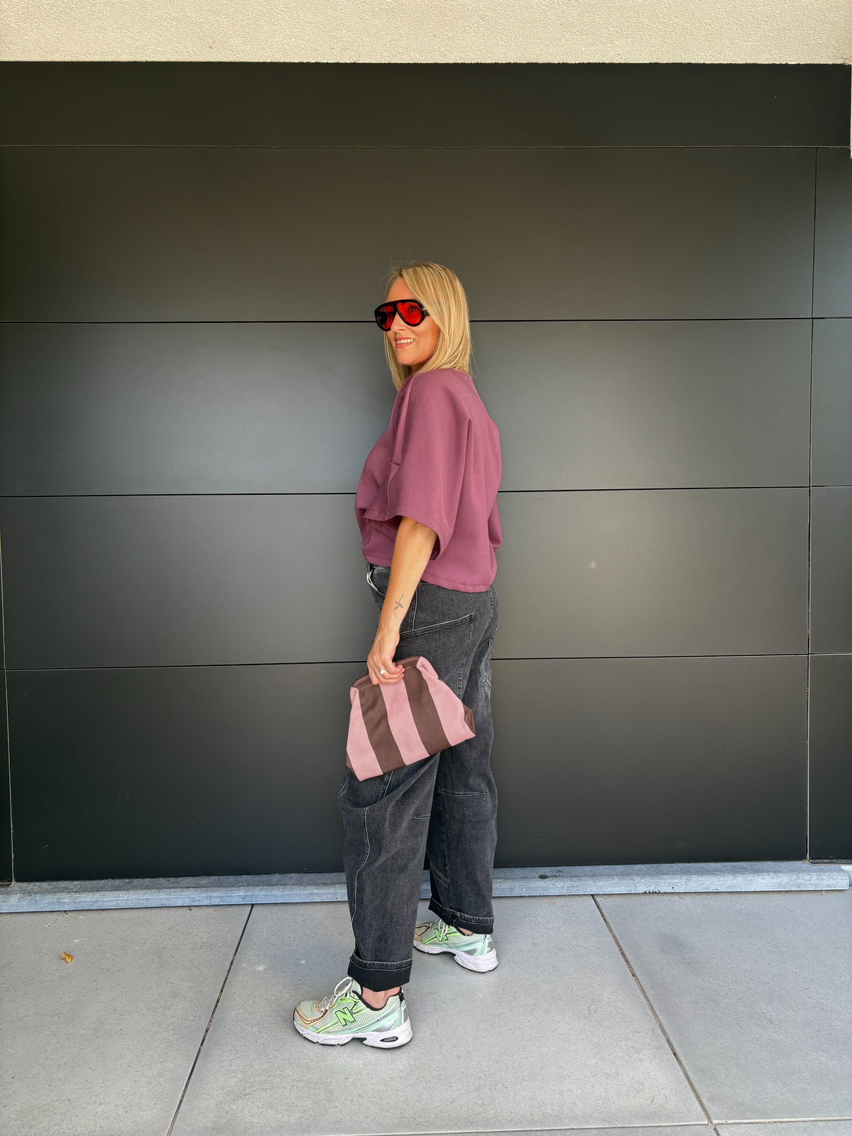 Boo T-shirt | Aubergine