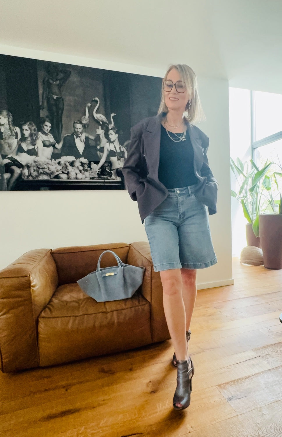 Valerie blazer | Donkergrijs