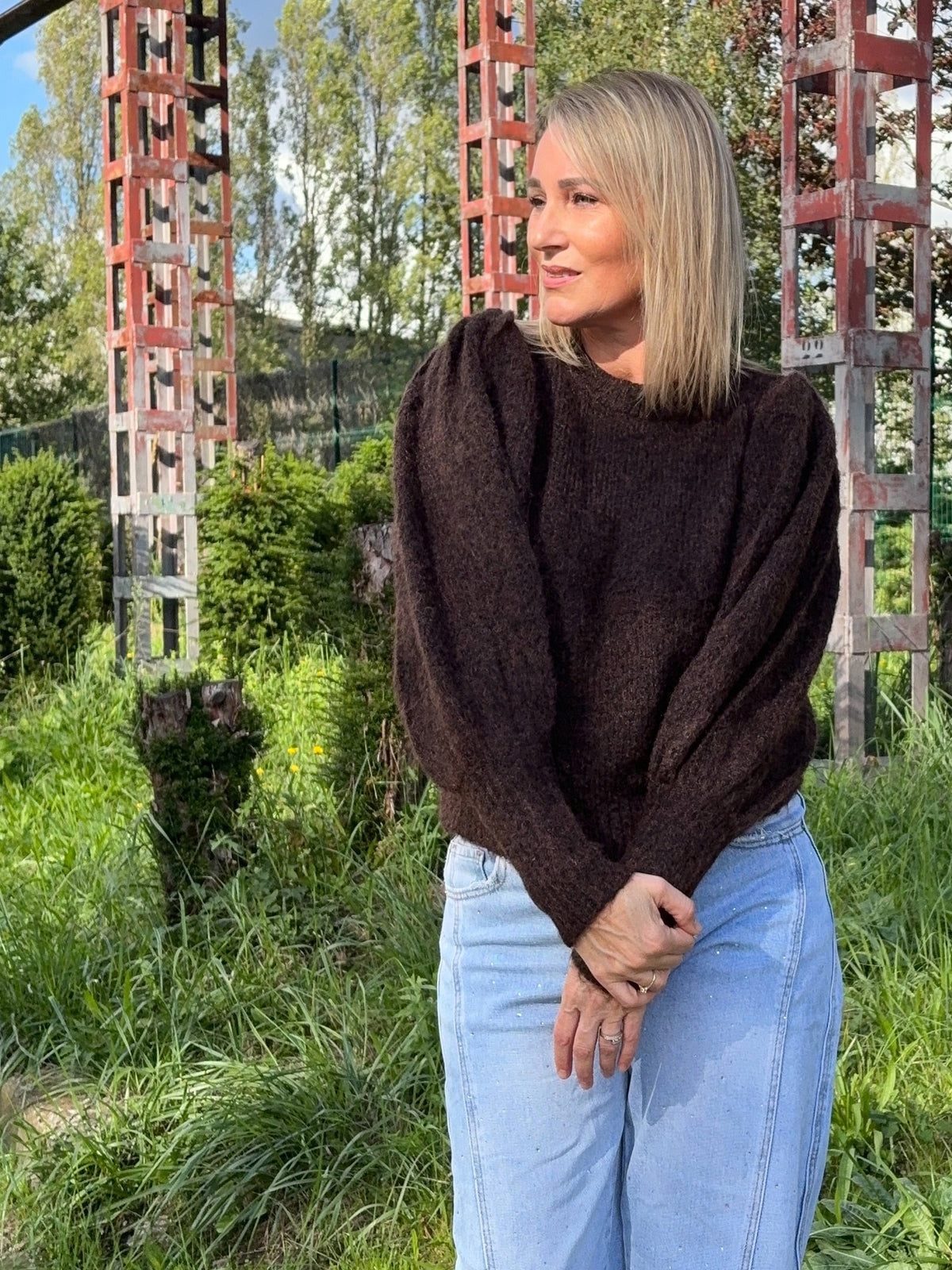 Florentine trui | Bruin