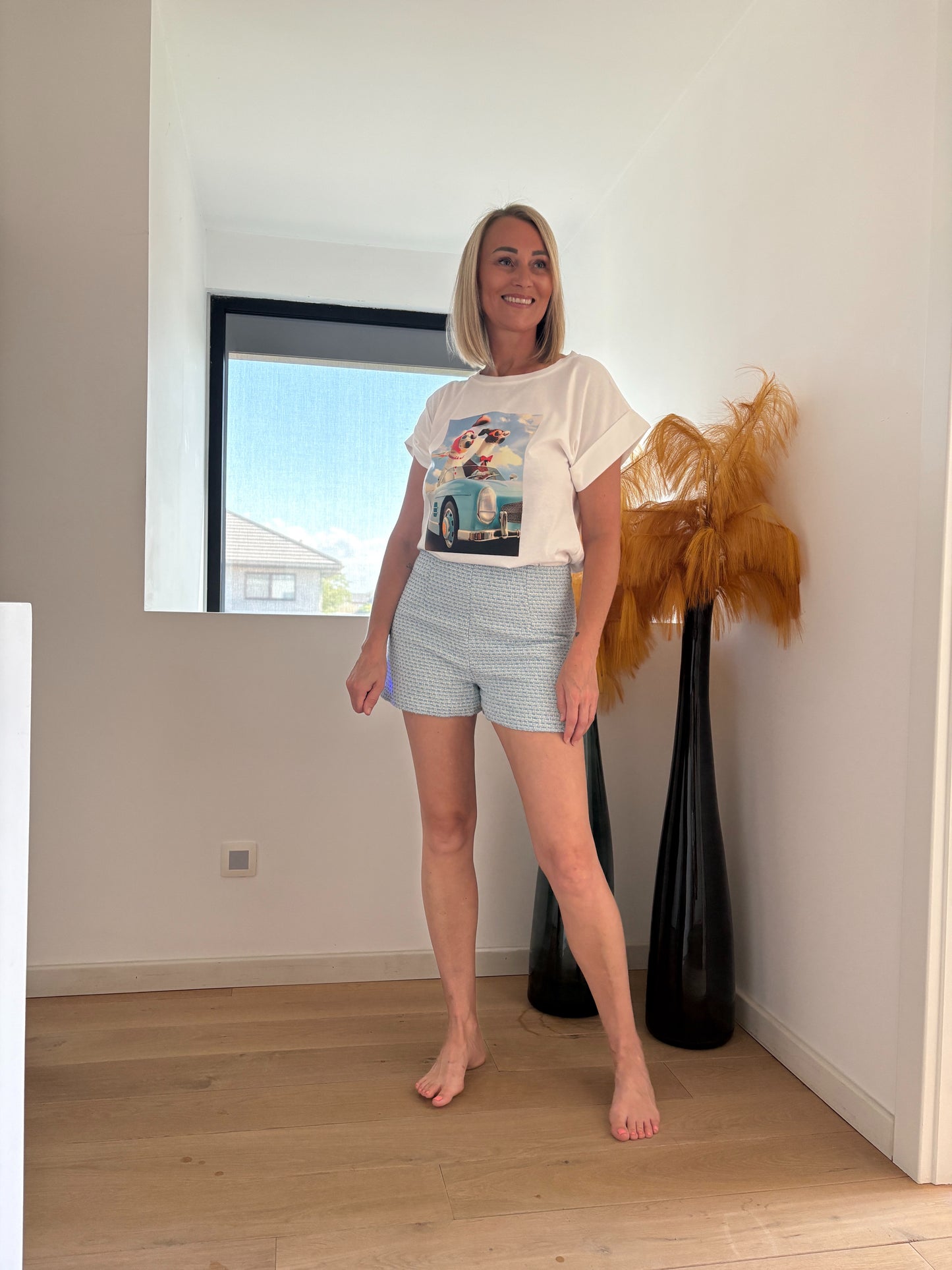 Roxy short | Blauw