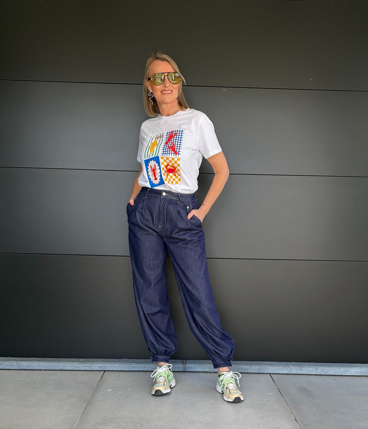 Louise T-shirt | Wit