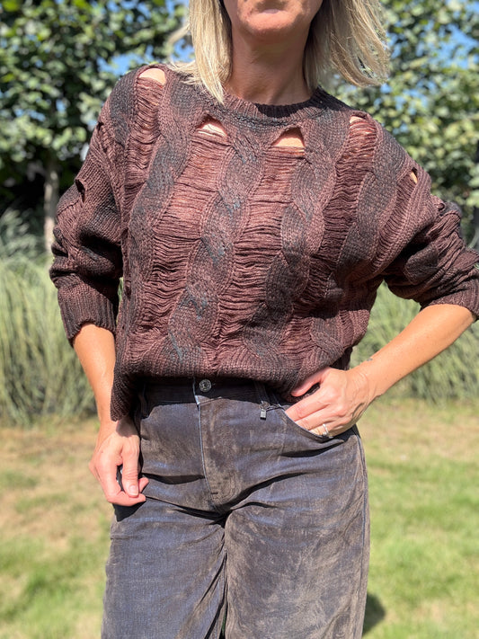 Anouk trui | Chocolade
