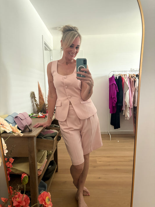 Brigitte gilet | Roze