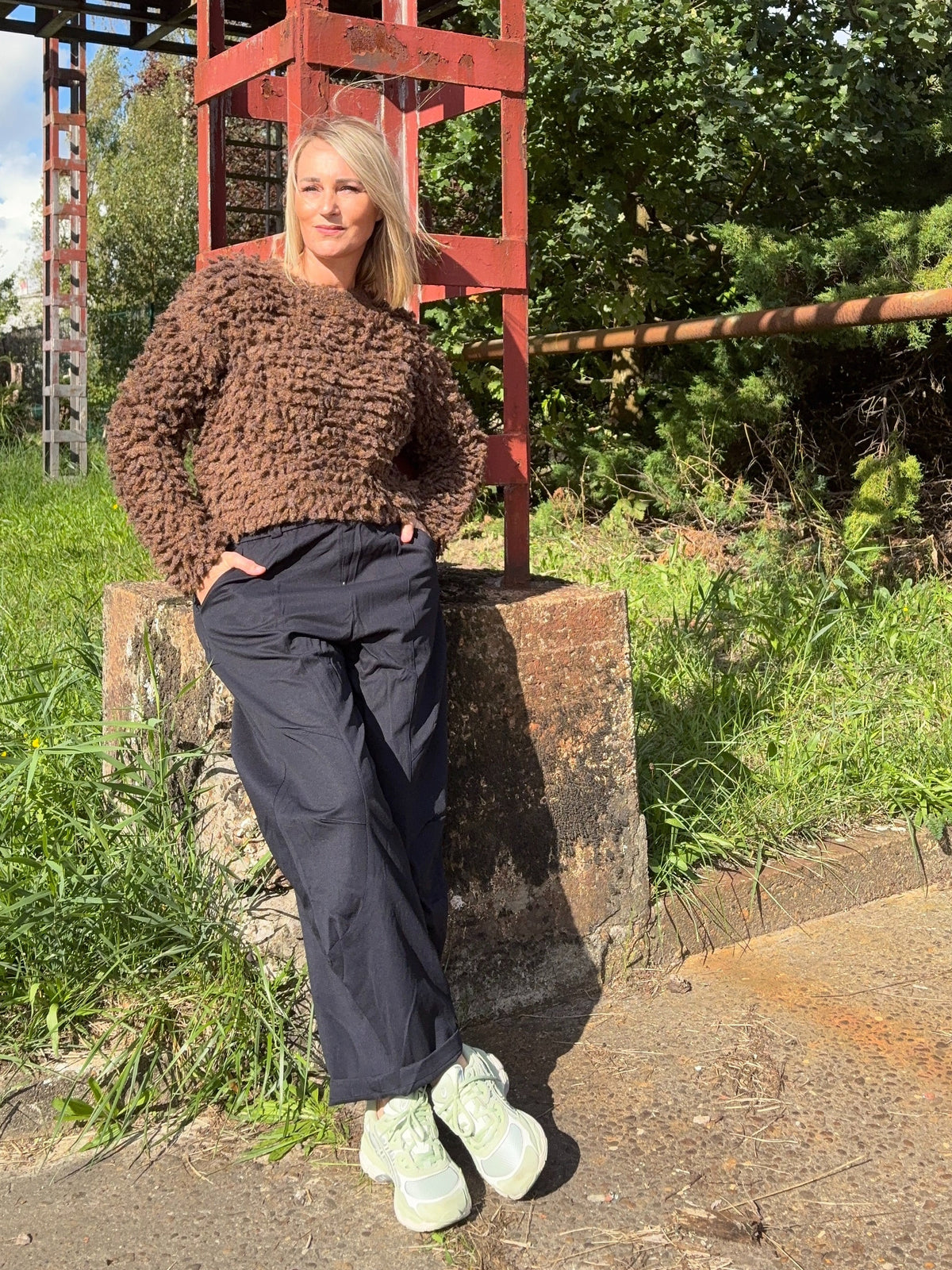 Babs trui | Bruin
