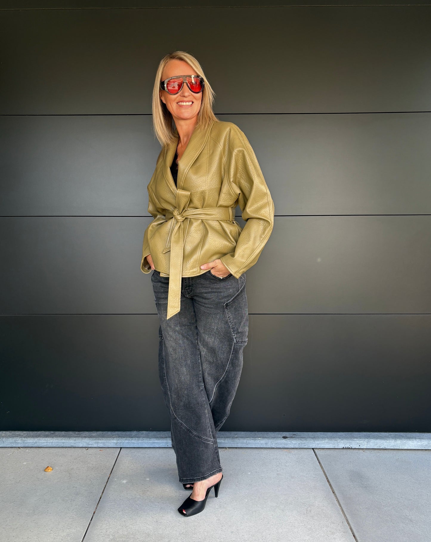Nina vest | Olijfgroen