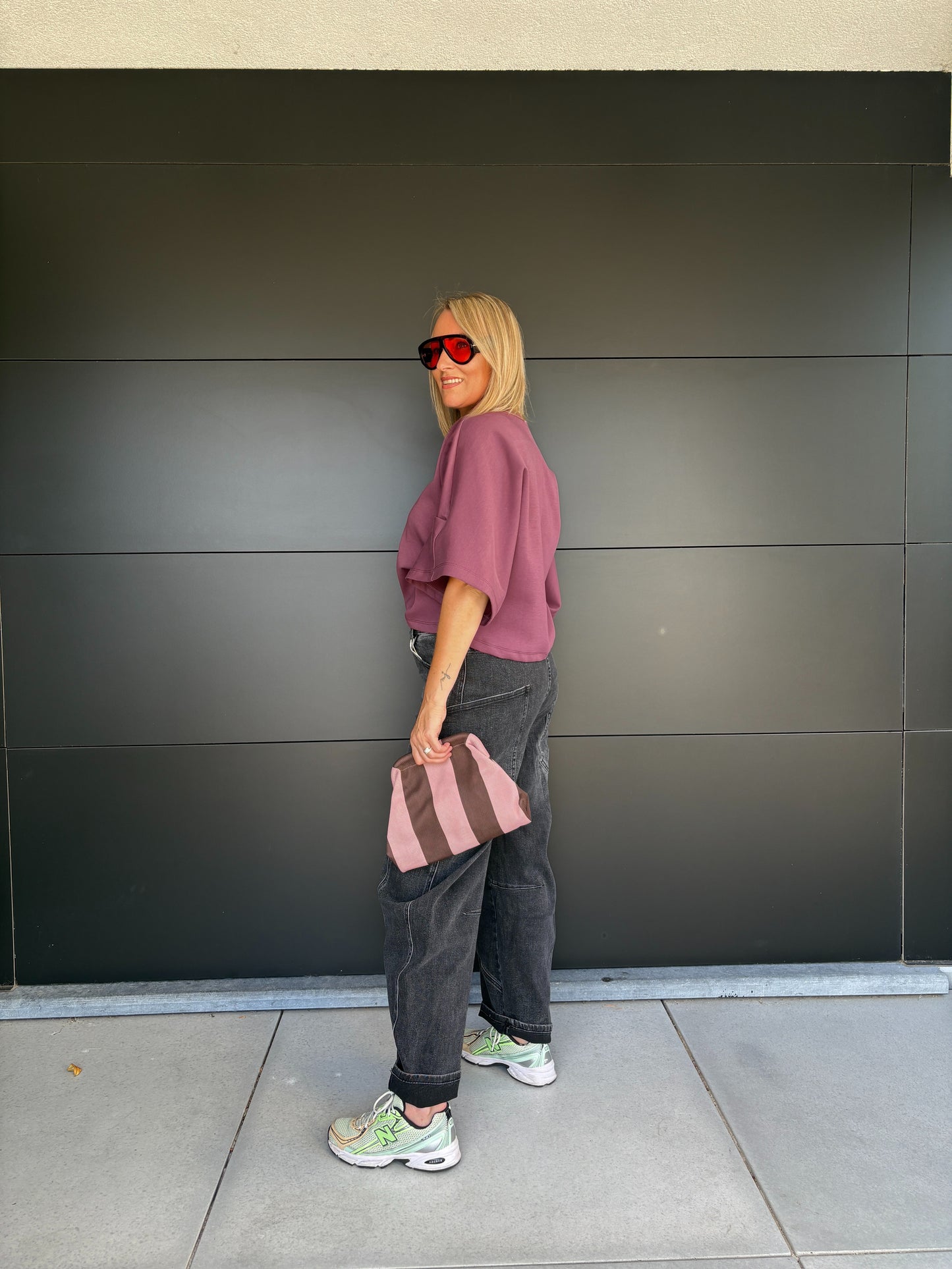 Boo T-shirt | Aubergine