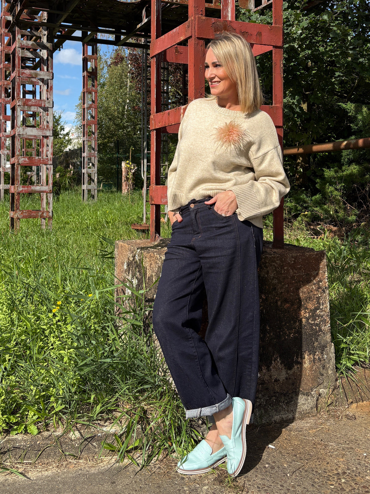 Cindy trui | Beige