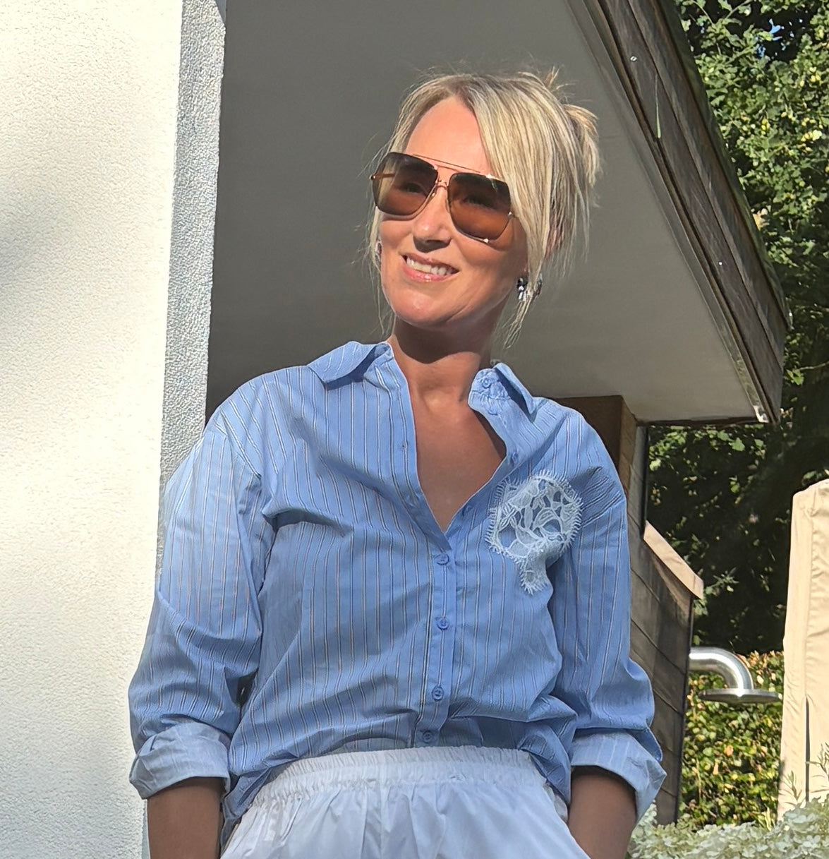 Ellen hemd | Lichtblauw