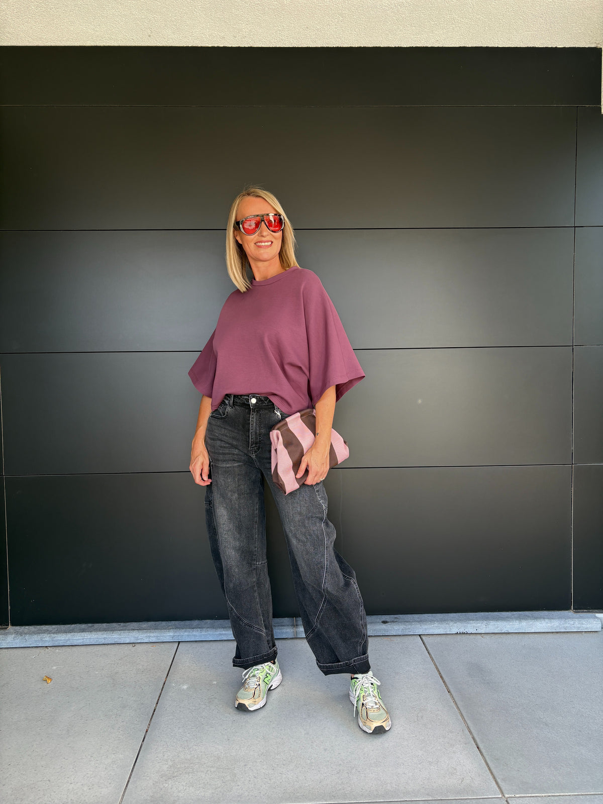 Boo T-shirt | Aubergine