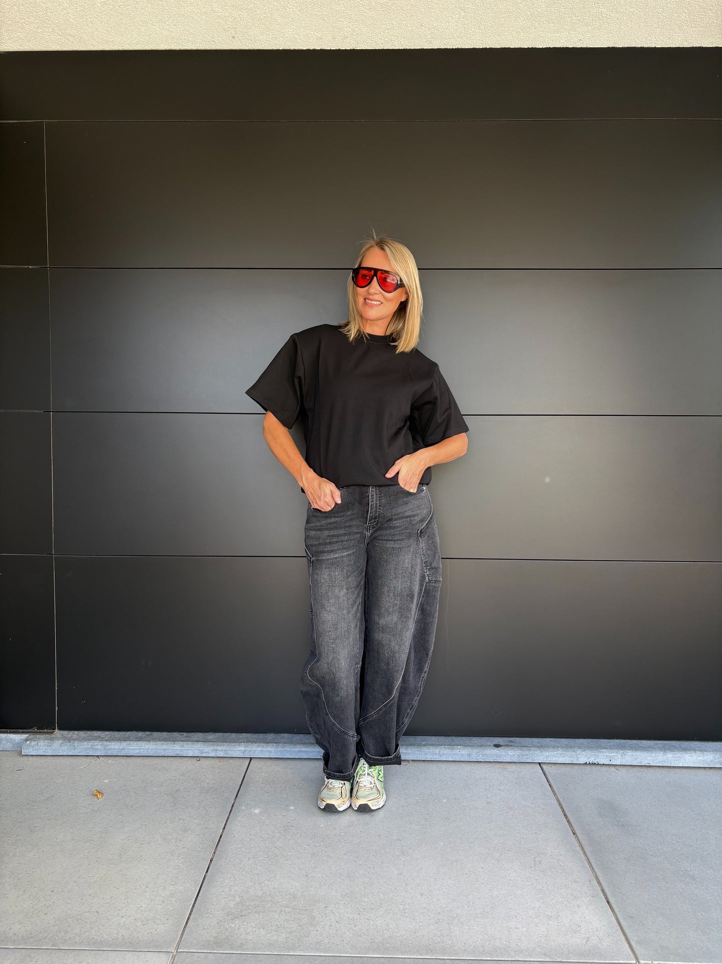 Merel T-shirt | Zwart