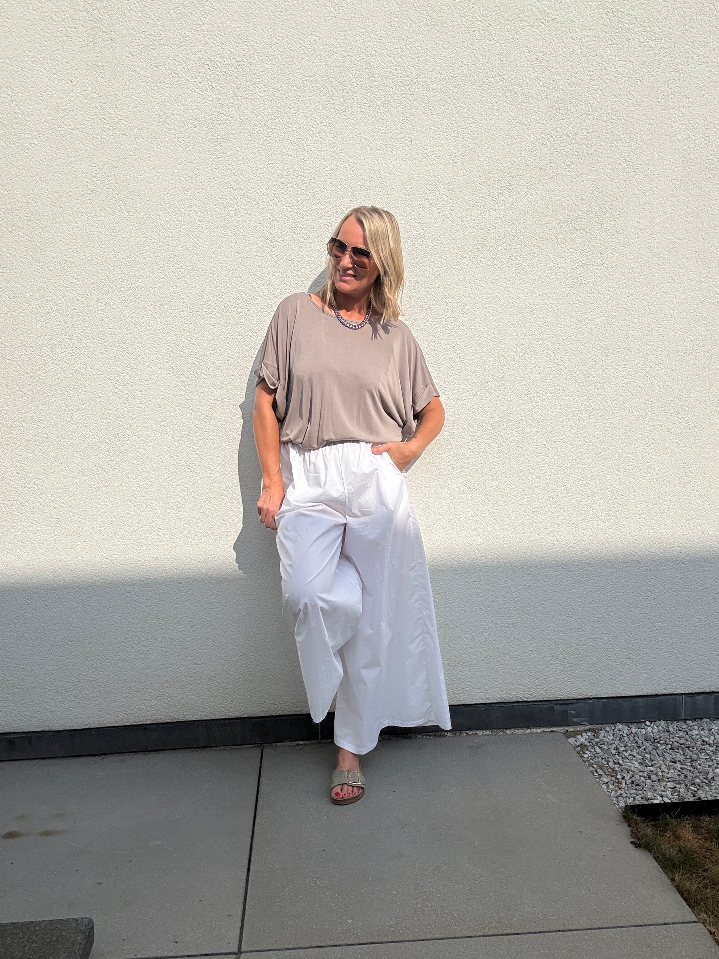 Elza T-shirt | Taupe