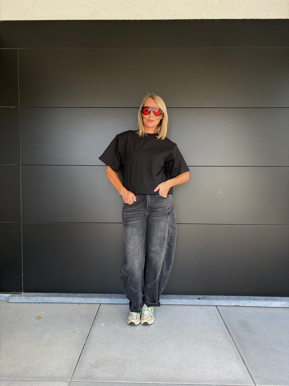 Merel T-shirt | Zwart