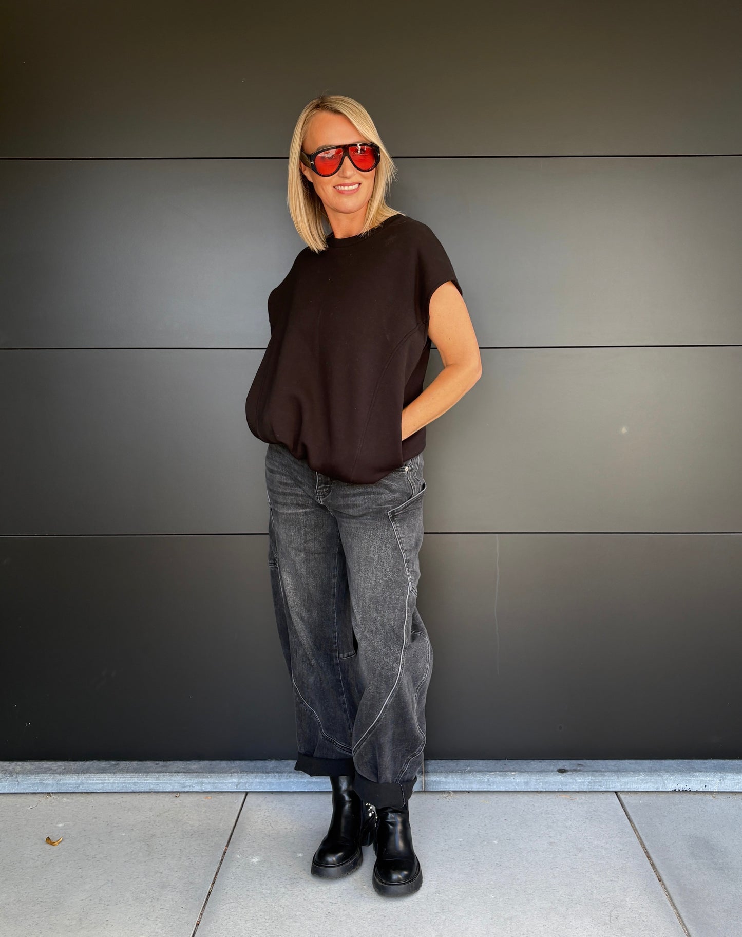 Demi top | Zwart