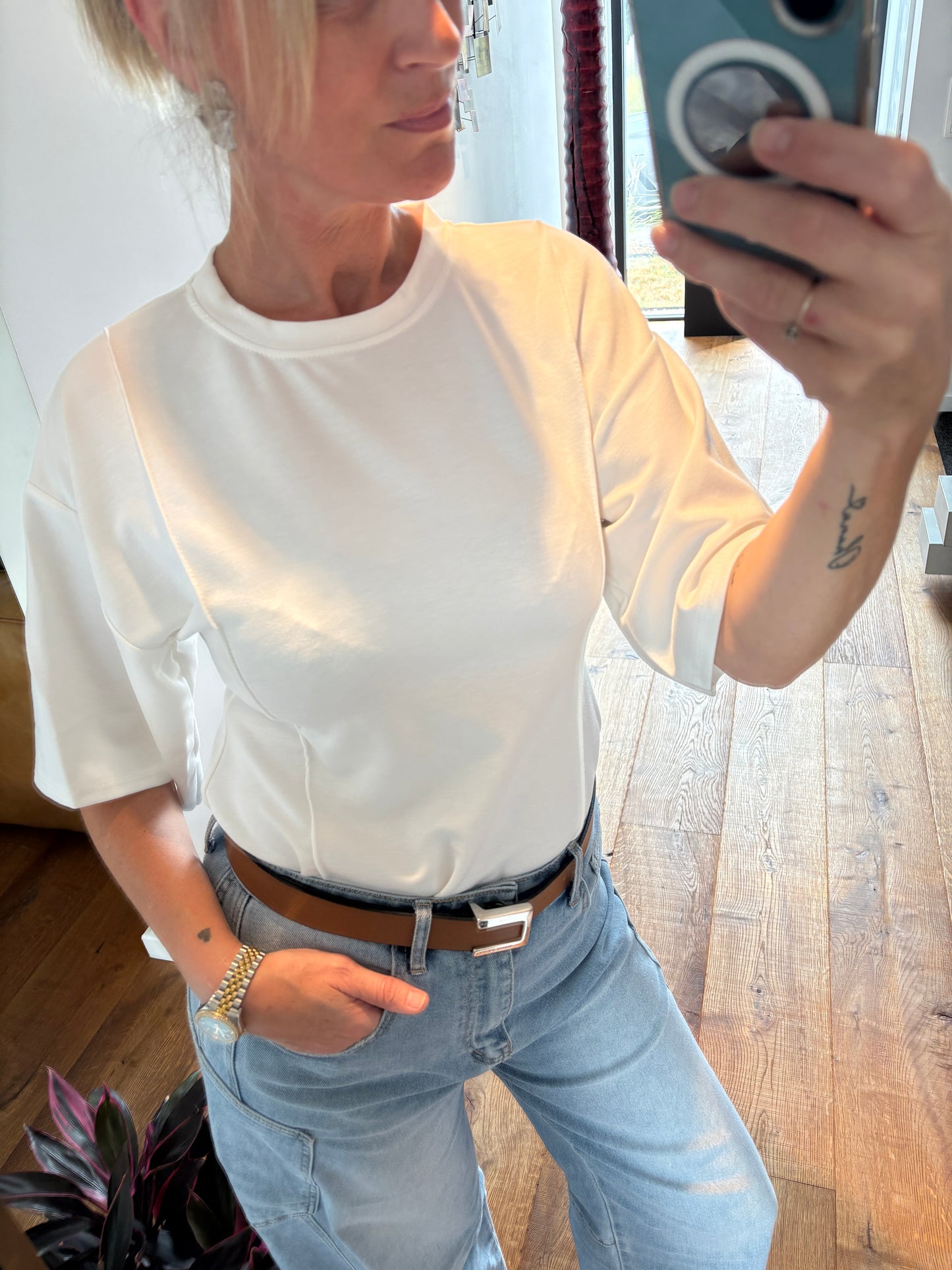Annick T-shirt | Wit