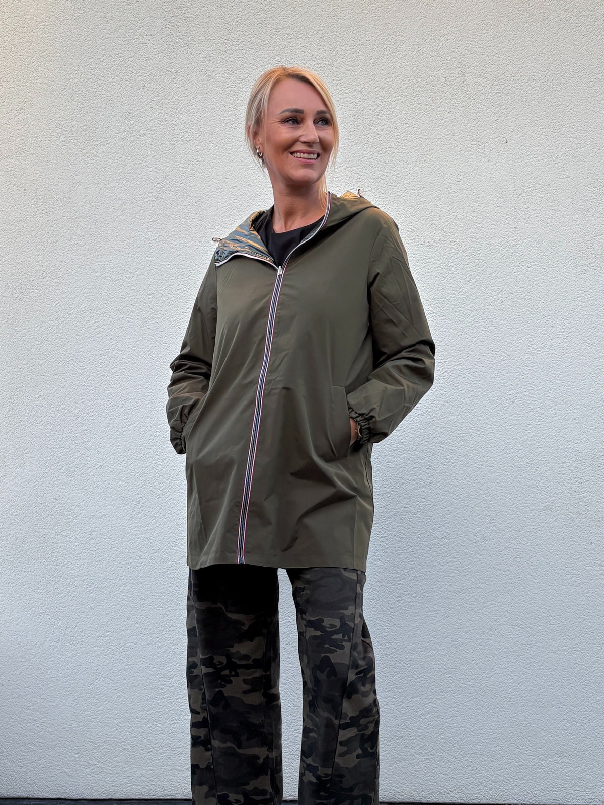 Hanne regenjas | Kaki