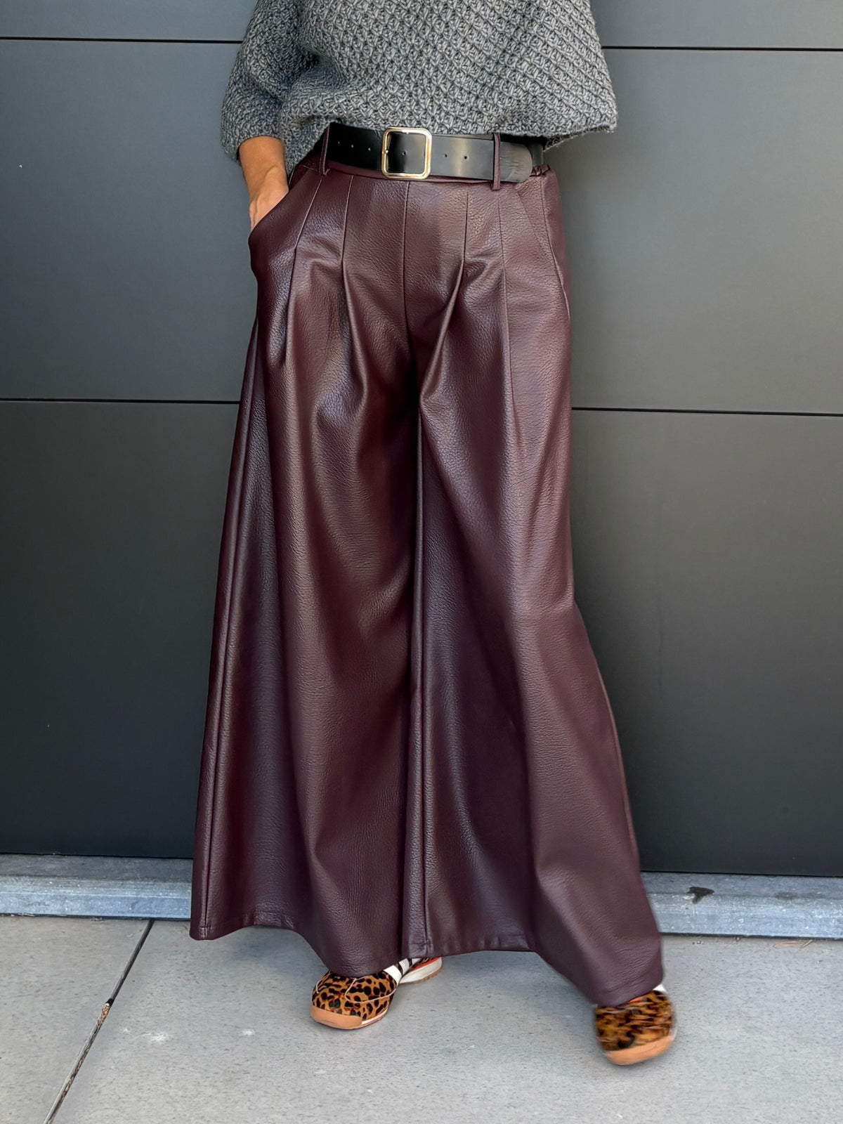 Shari broek | Bordeaux