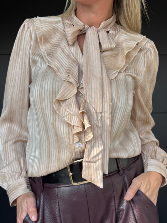 Sofie hemd | Beige