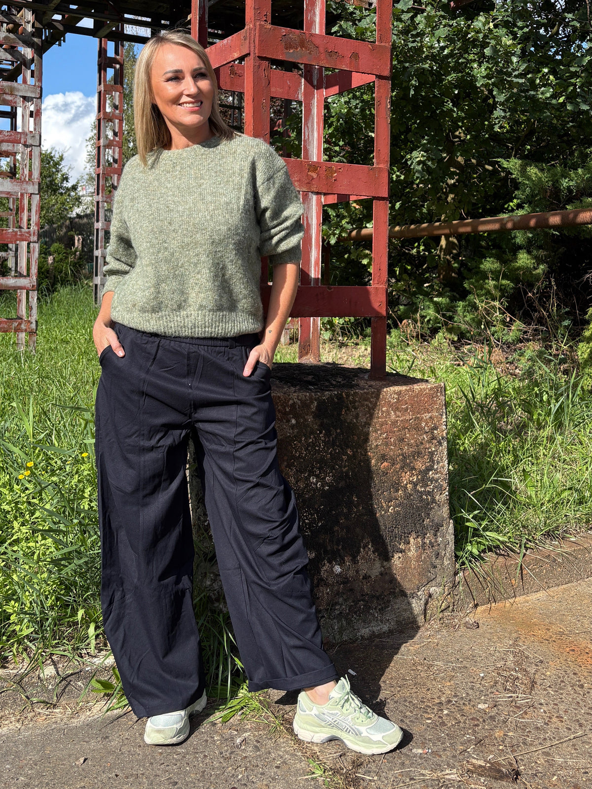 Lynn broek | Donkerblauw