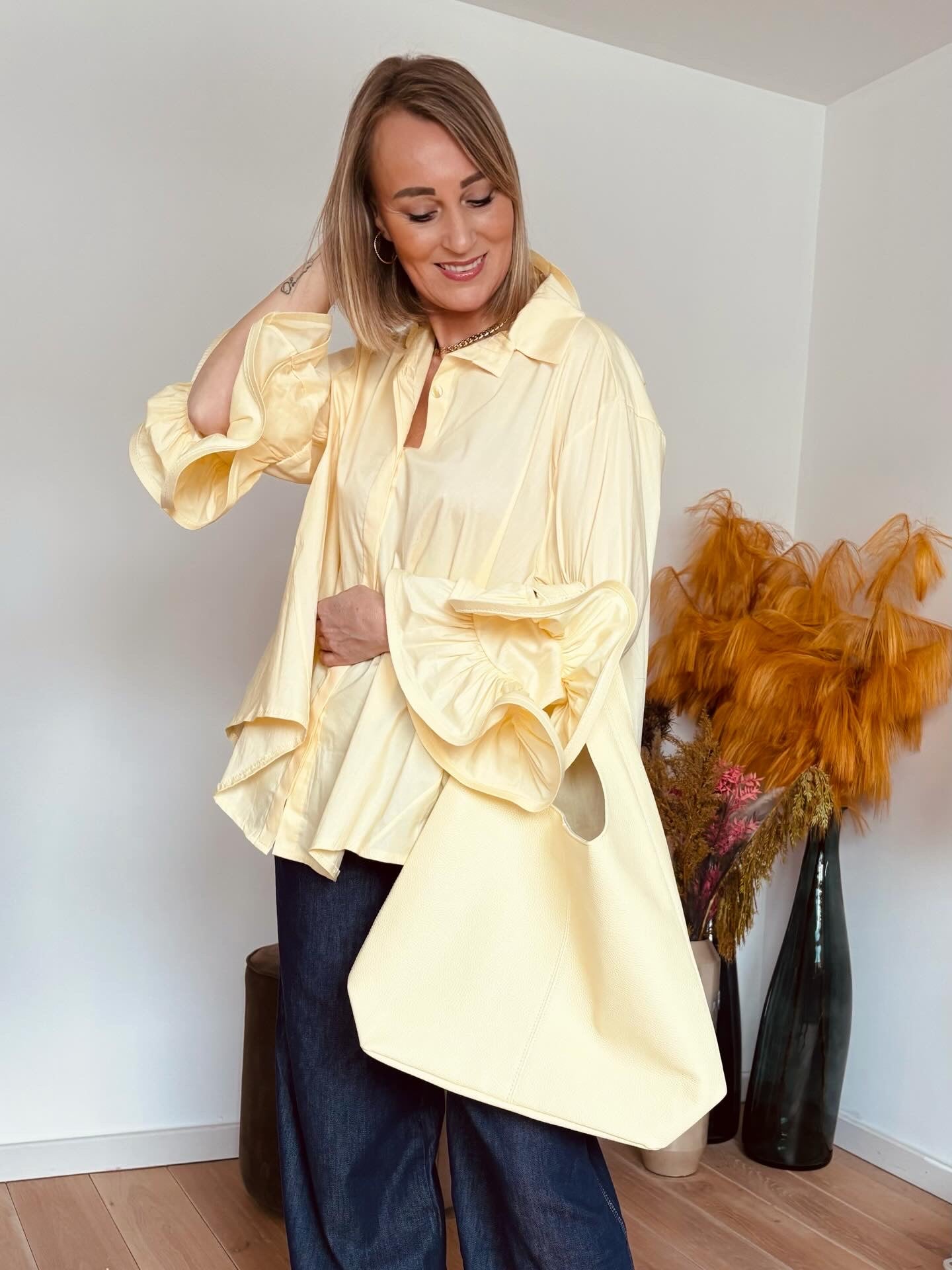 Romy handtas | Geel