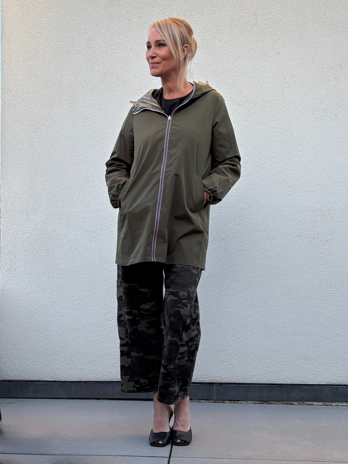 Hanne regenjas | Kaki