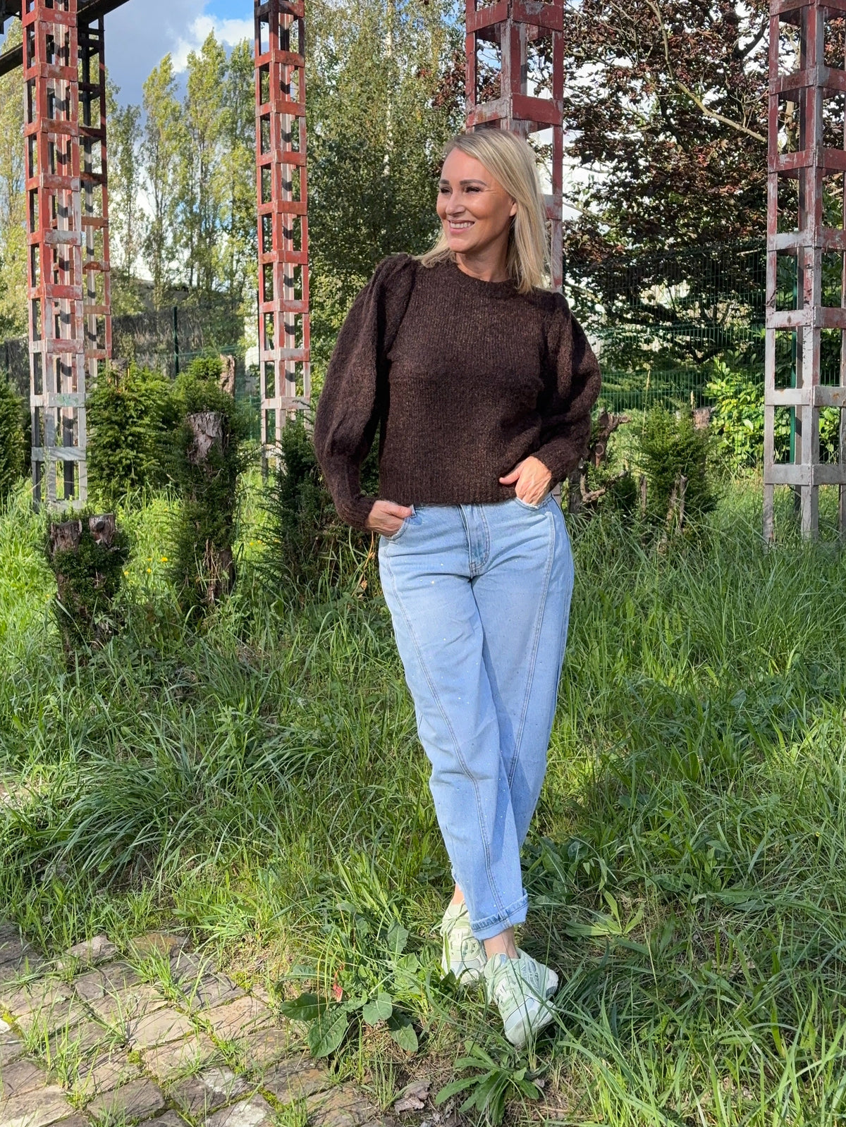 Florentine trui | Bruin