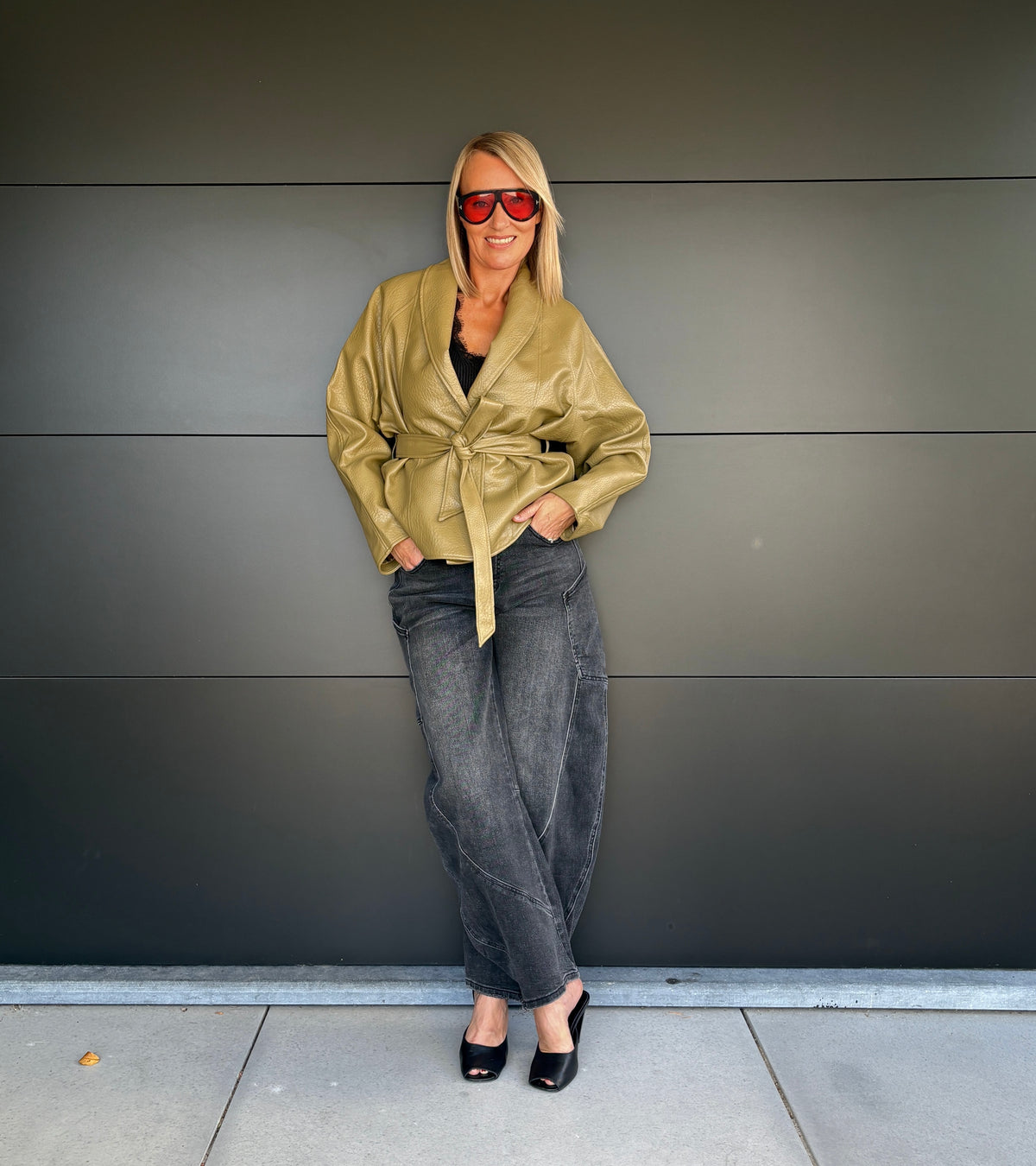 Nina vest | Olijfgroen