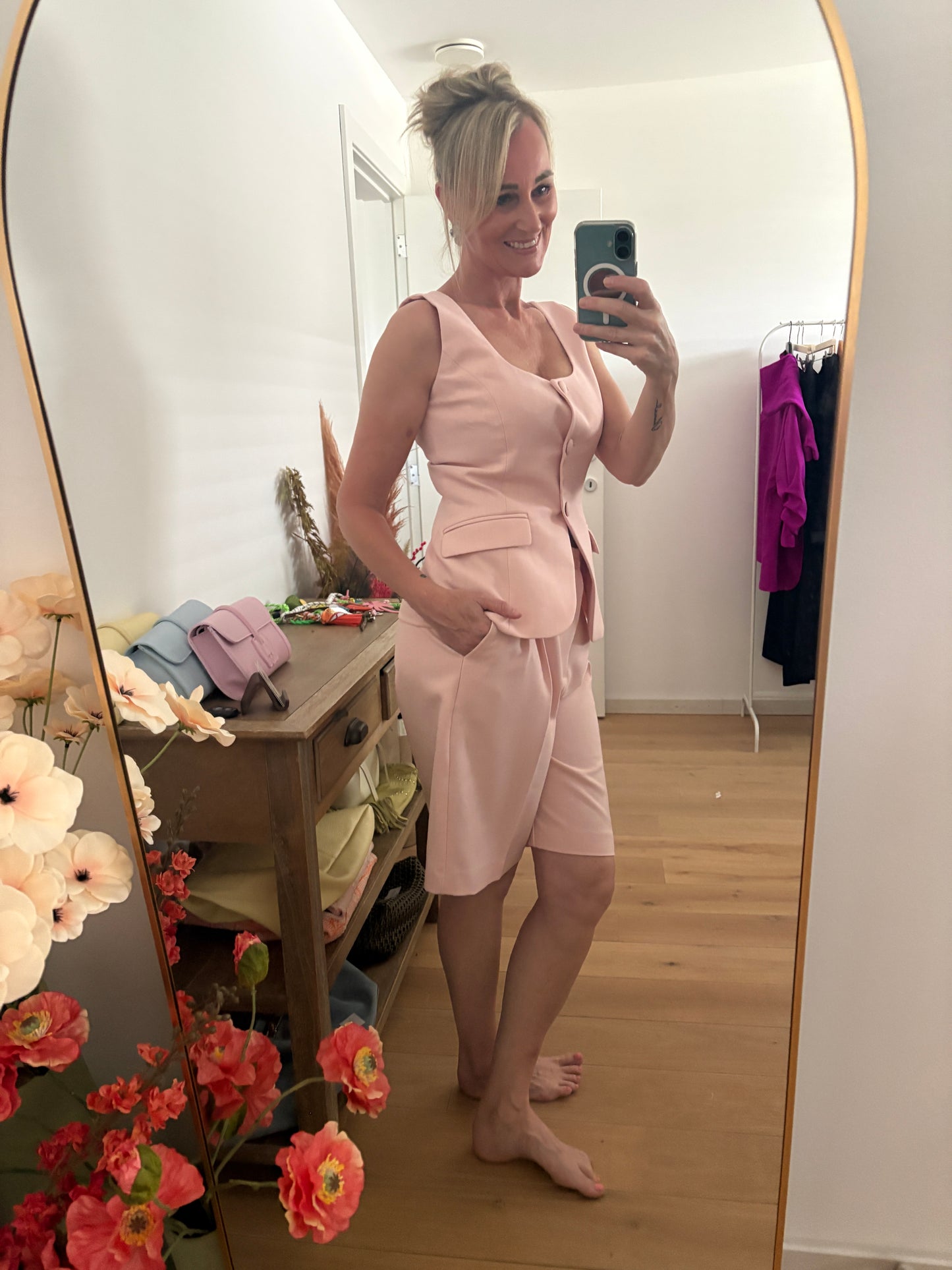 Brigitte gilet | Roze