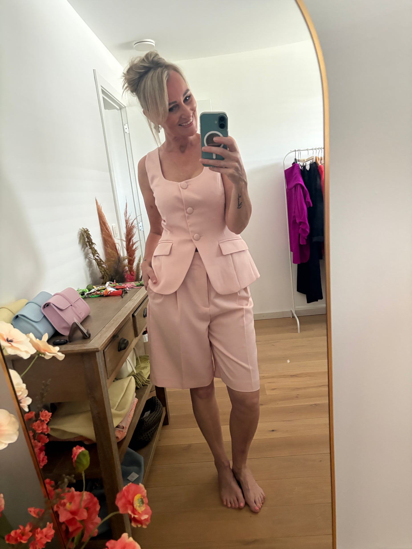 Brigitte gilet | Roze
