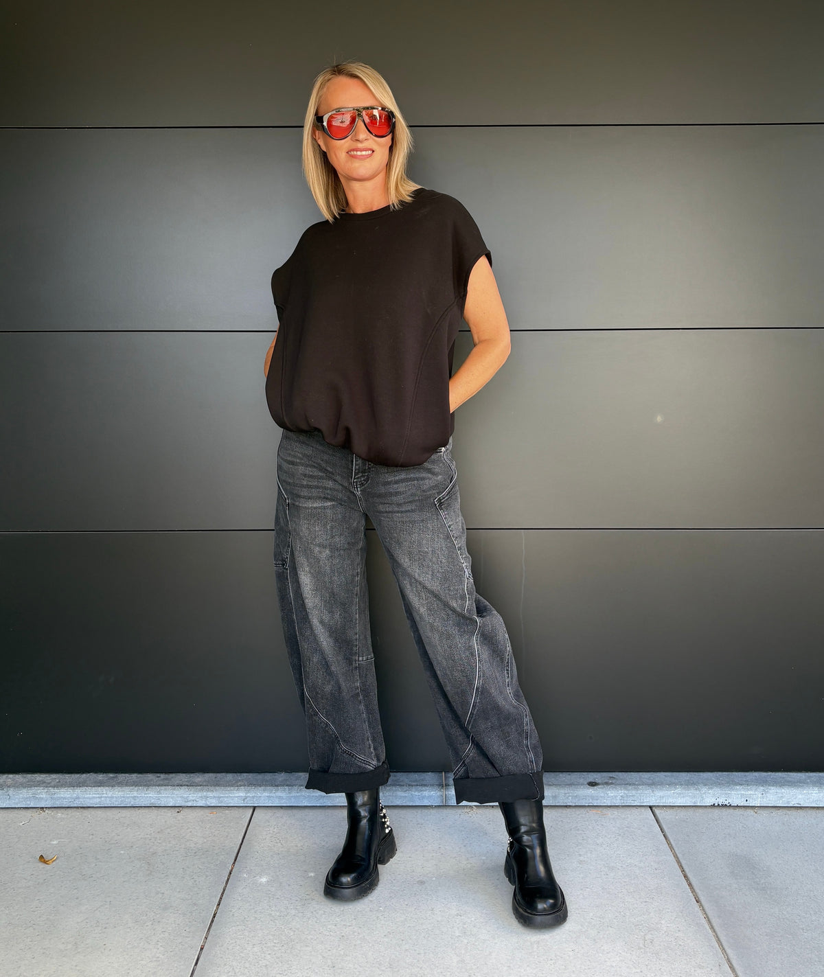 Demi top | Zwart