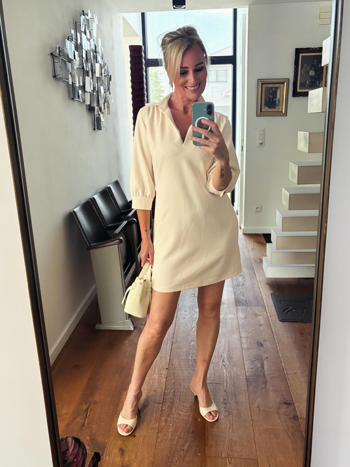 Elly jurk | Beige