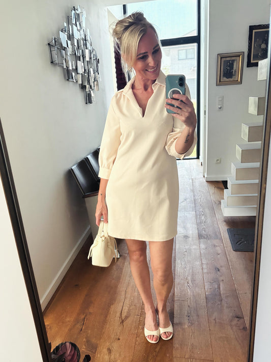 Elly jurk | Beige