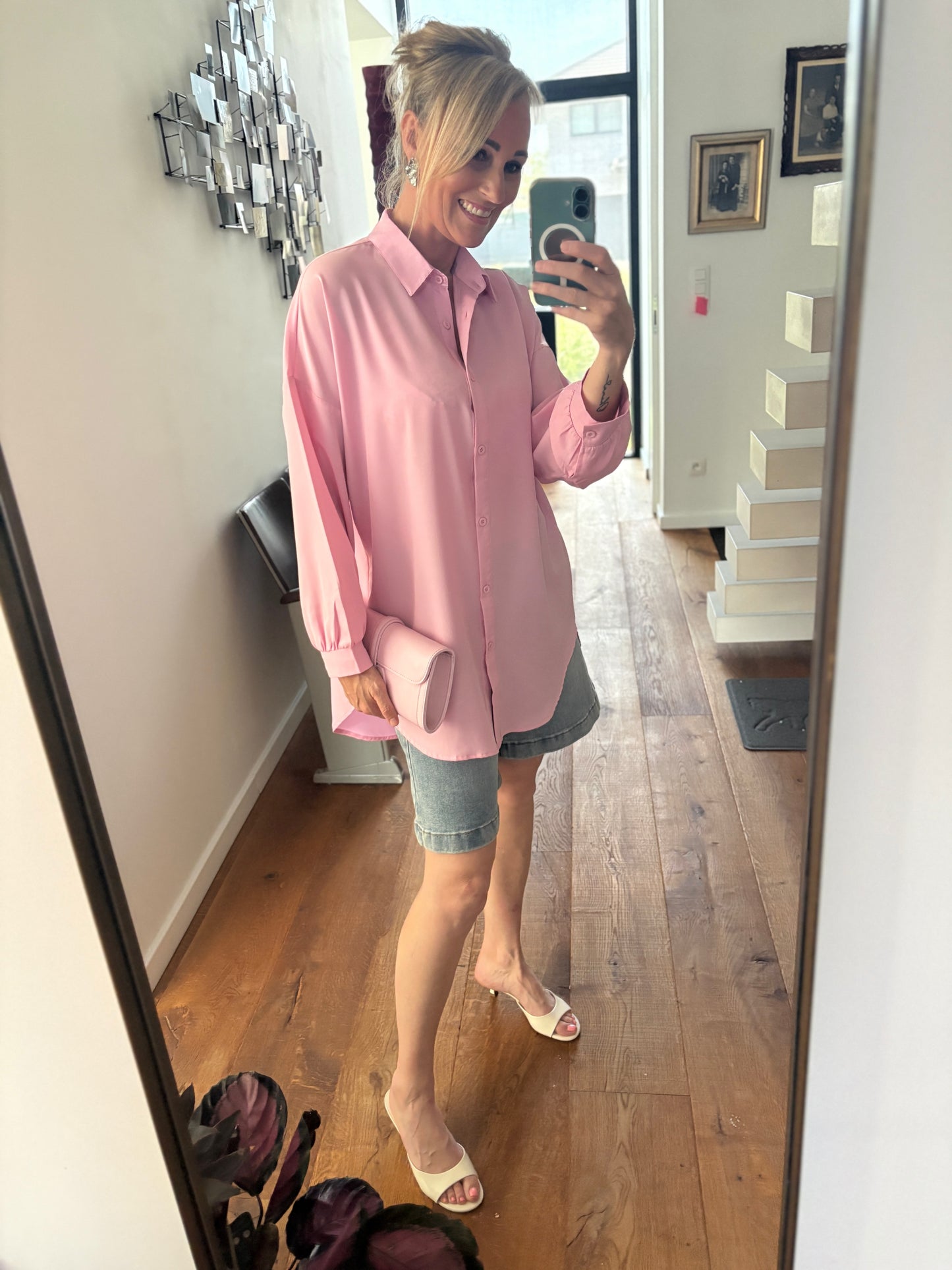 Laila hemd | Roze