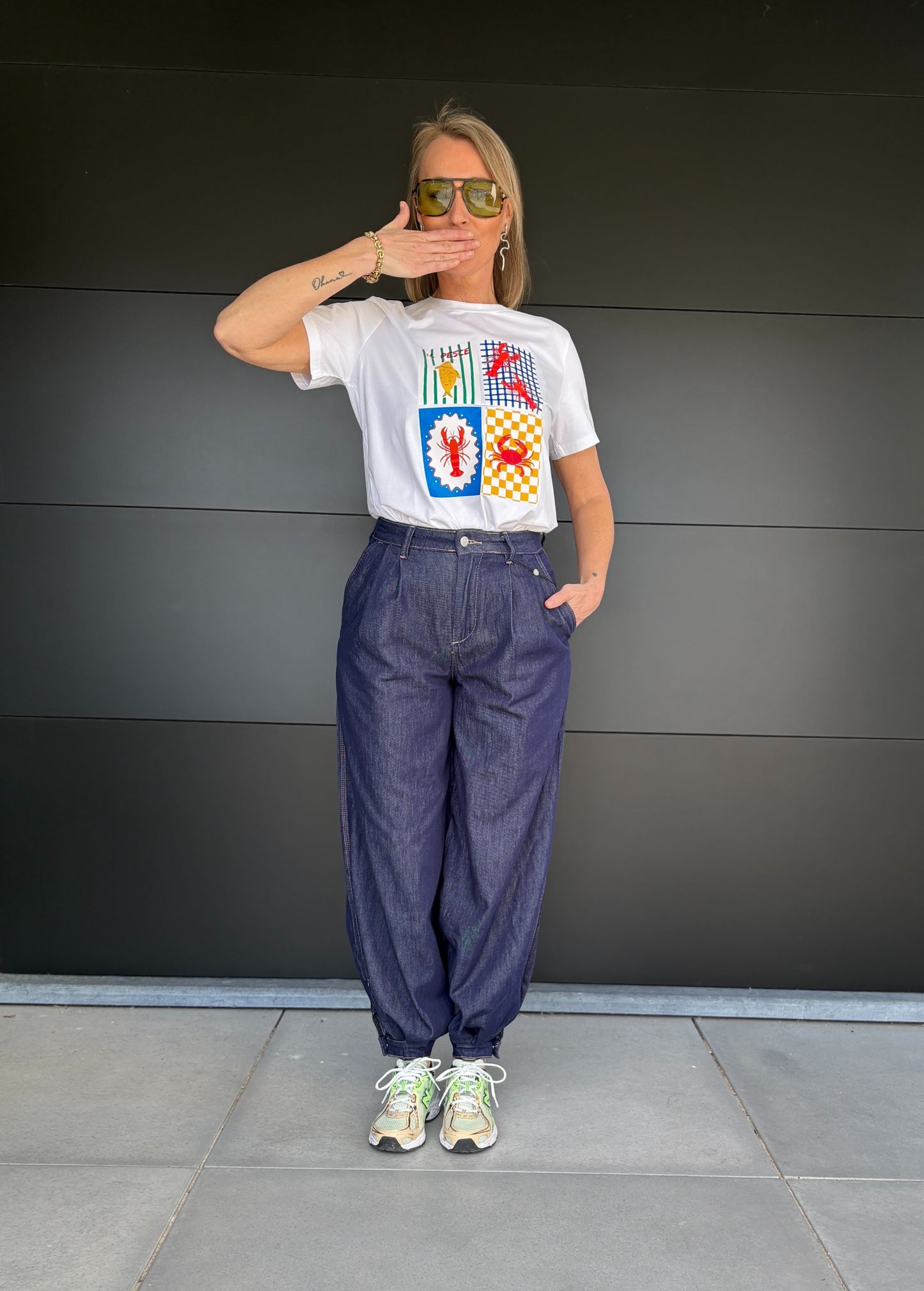 Louise T-shirt | Wit