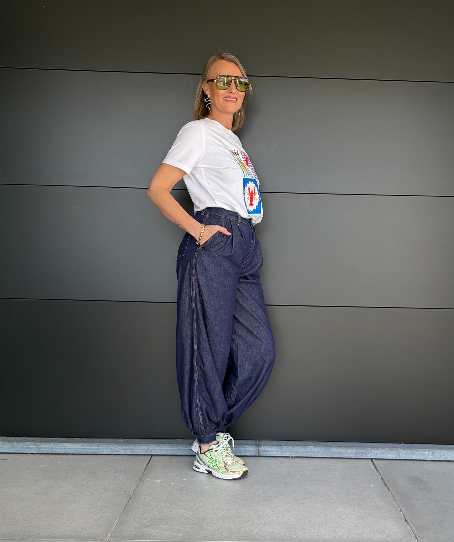 Louise T-shirt | Wit