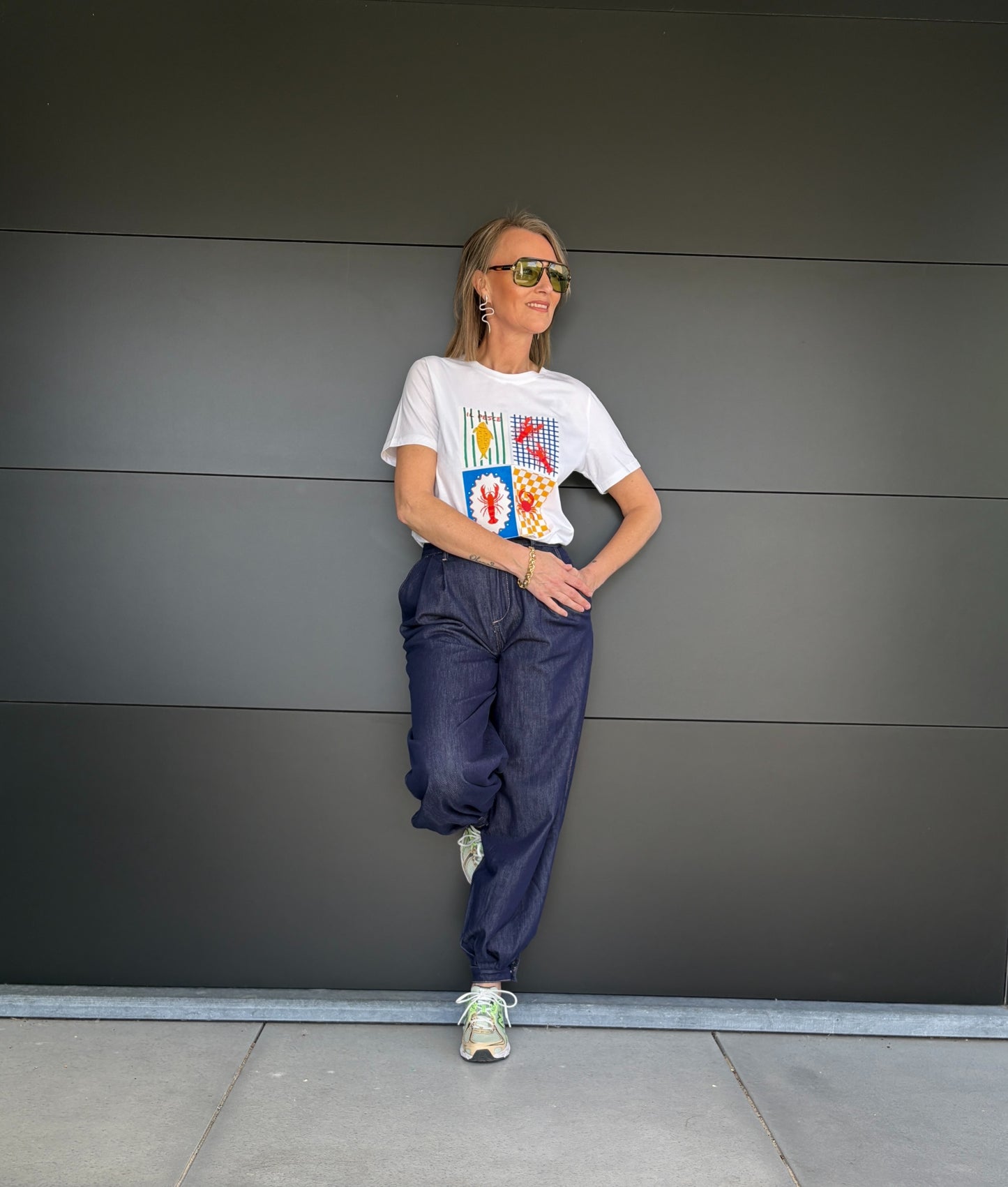Louise T-shirt | Wit