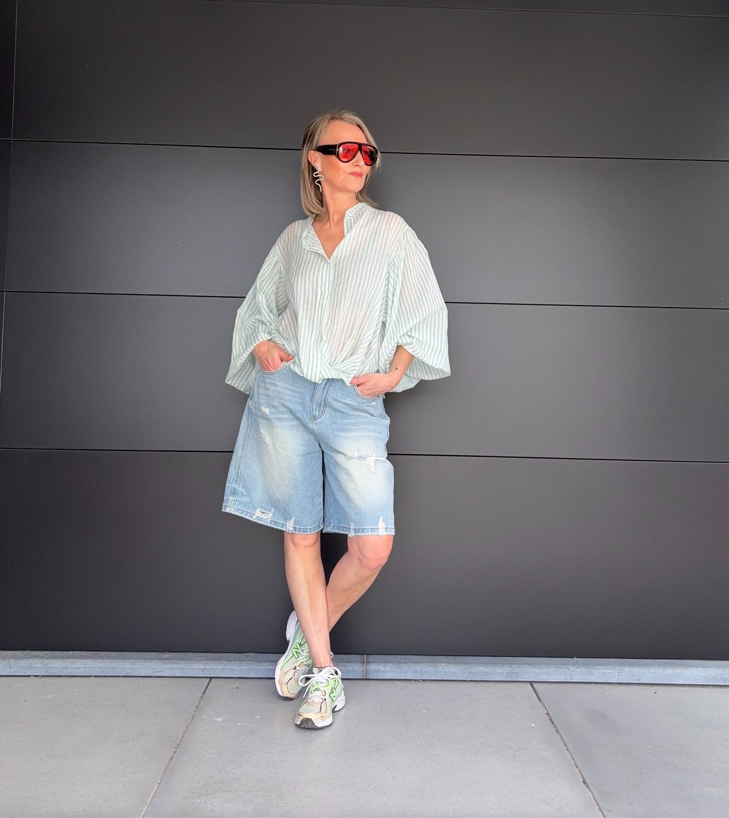 Olivia hemd | Mintgroen