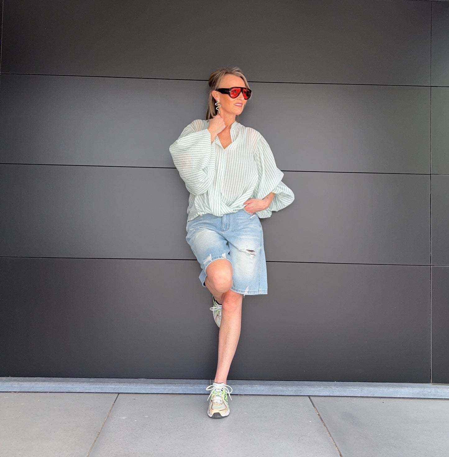 Olivia hemd | Mintgroen