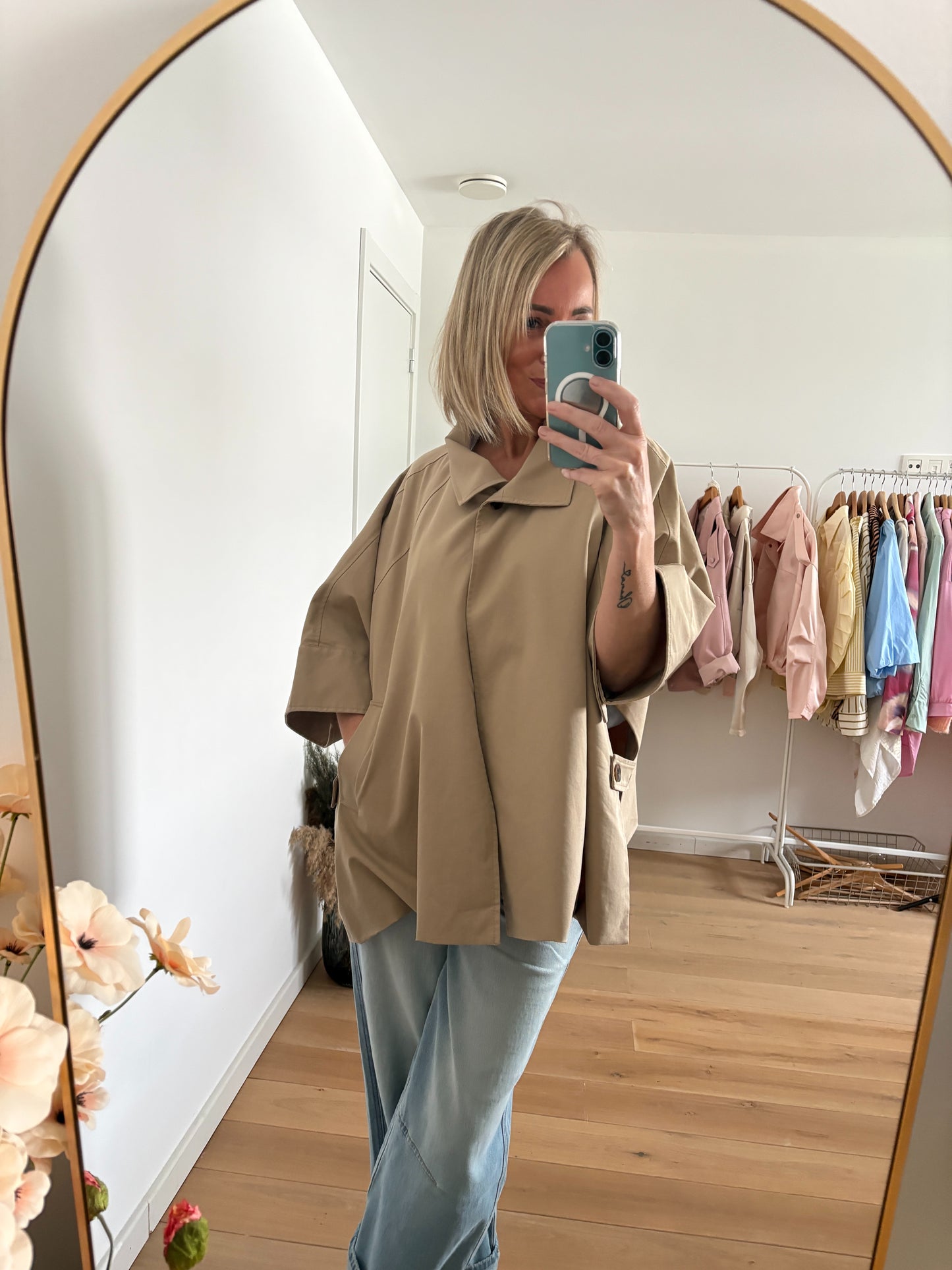 Tach poncho | Camel