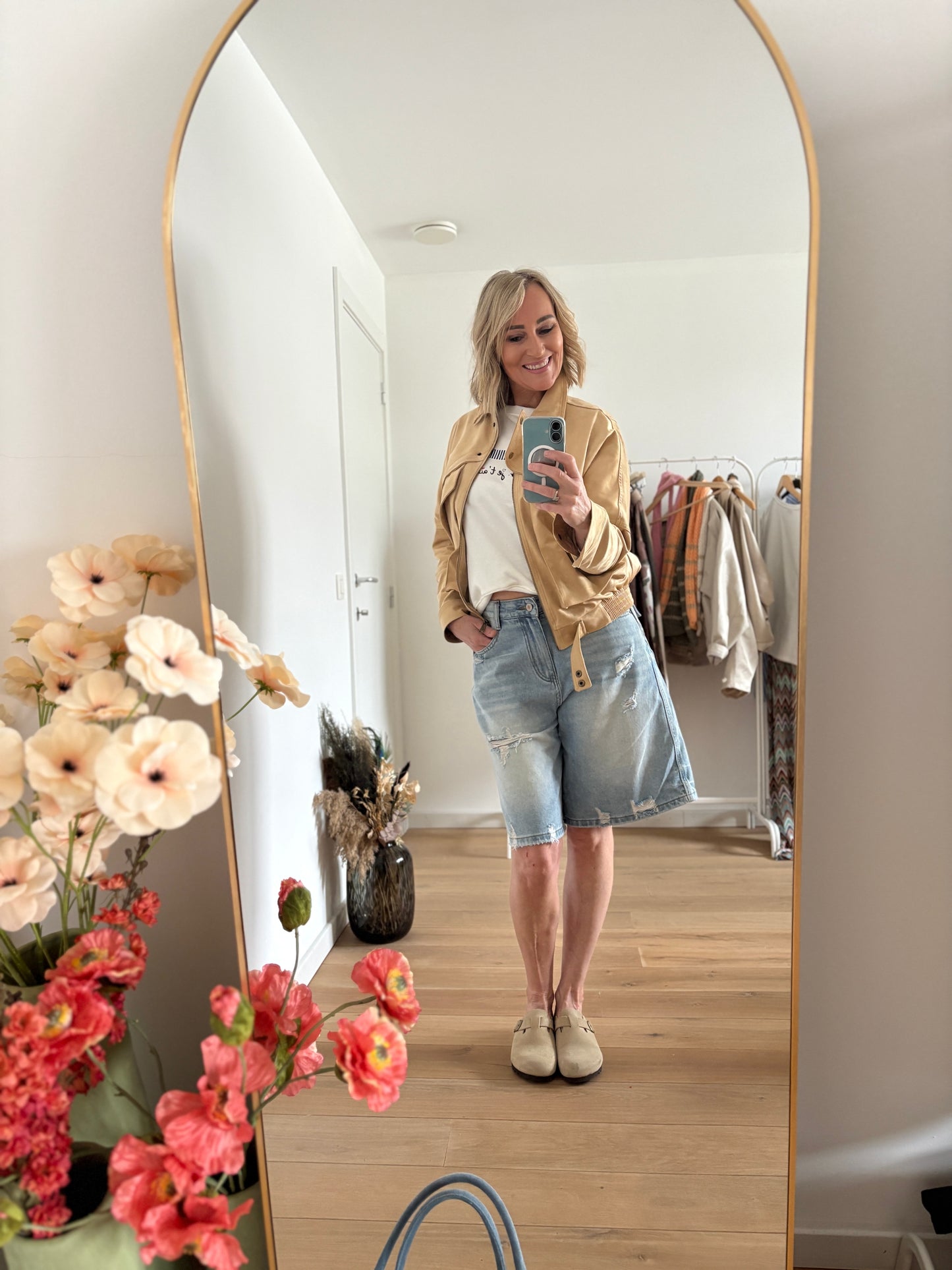 Eline denim bermuda | Blauw