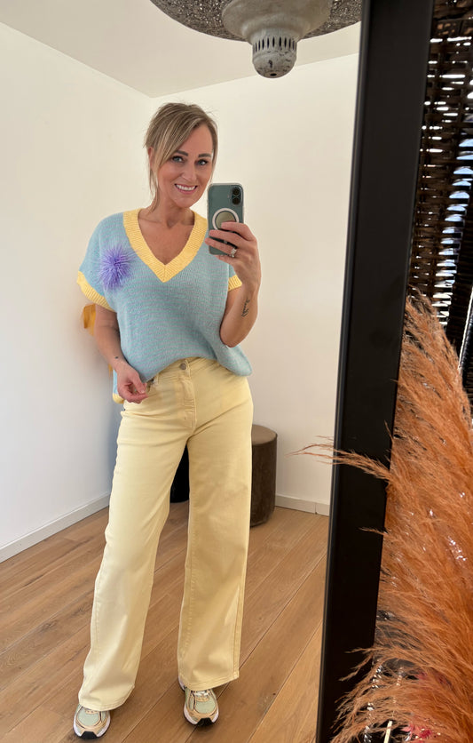 Marie-Lou jeans | Geel