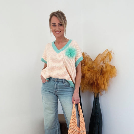 Vicky Trui | Oranje-groen