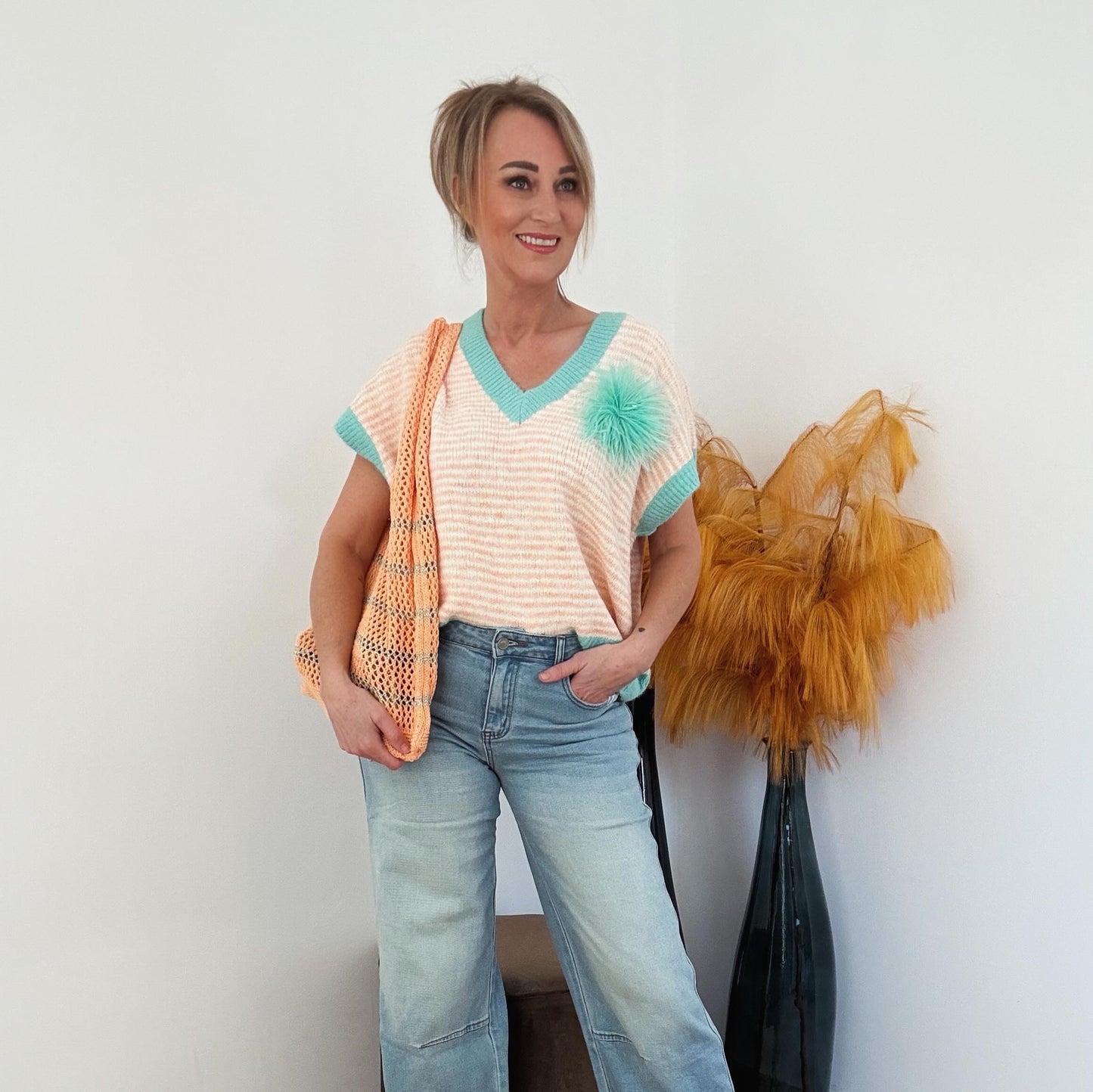 Vicky Trui | Oranje-groen