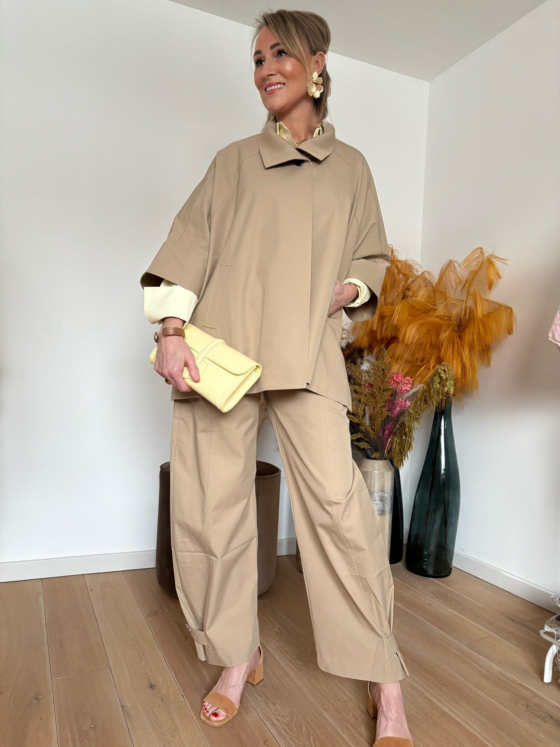 Tach poncho | Camel